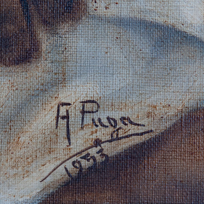 The Aviator Still Life Study by A. Puga (1953)