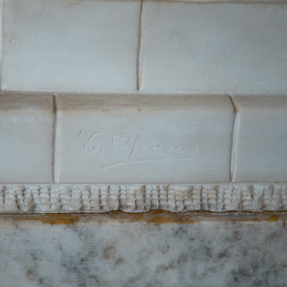 Female Figure on Mythical Beast – Signed C. Cipriani