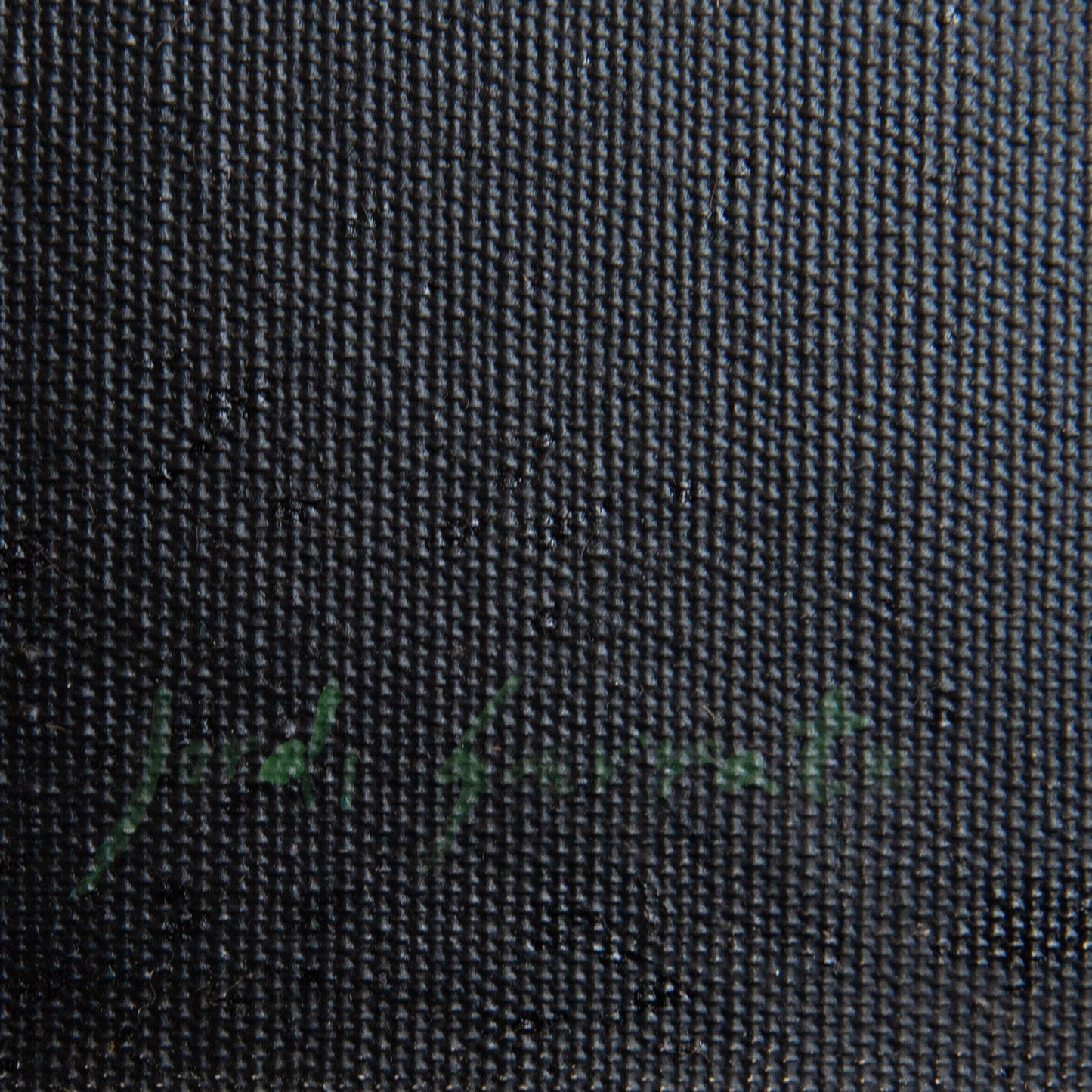 Abstract Nocturnal Composition – Signed, Artist Presently Unidentified