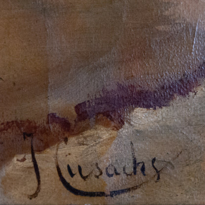 Military Officers on Horseback – Signed J. Cusachs