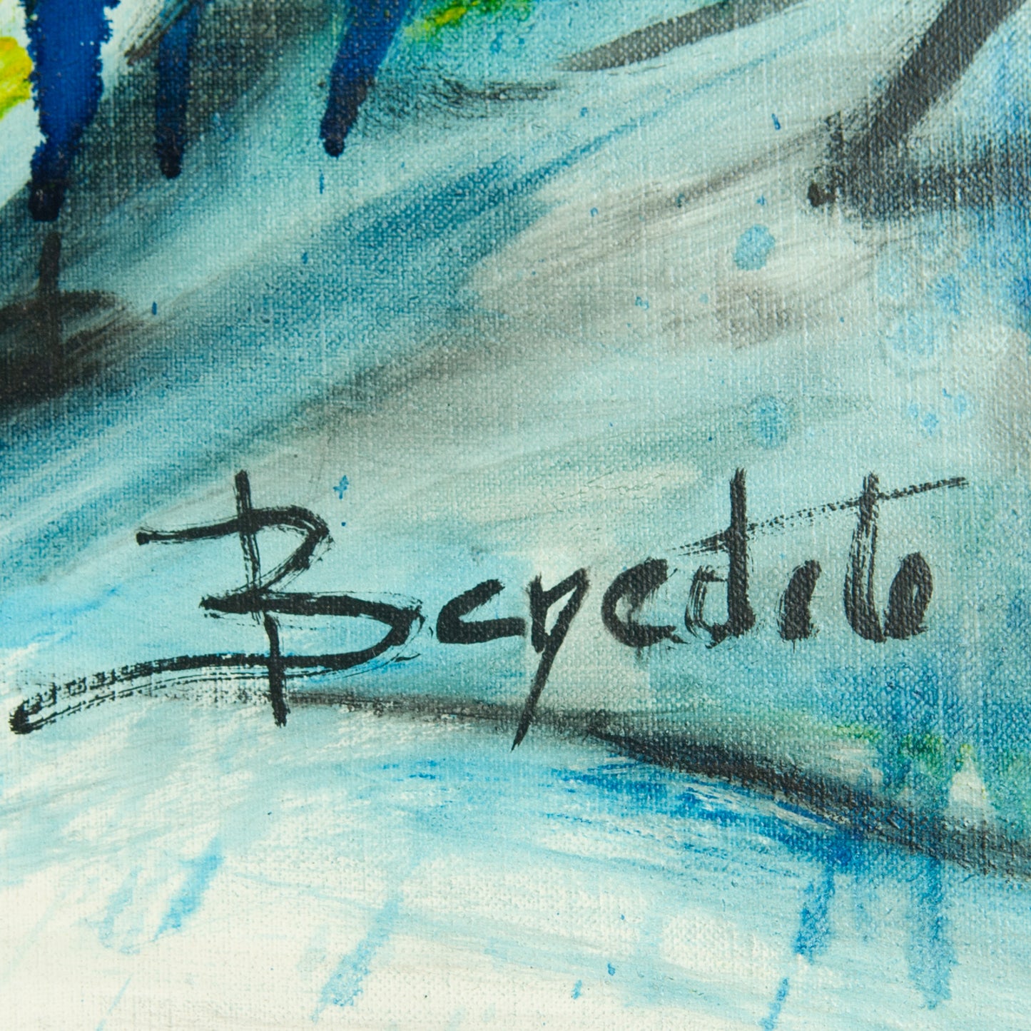 Abstract Composition – Concha Benedito – Original Mixed Media on Canvas