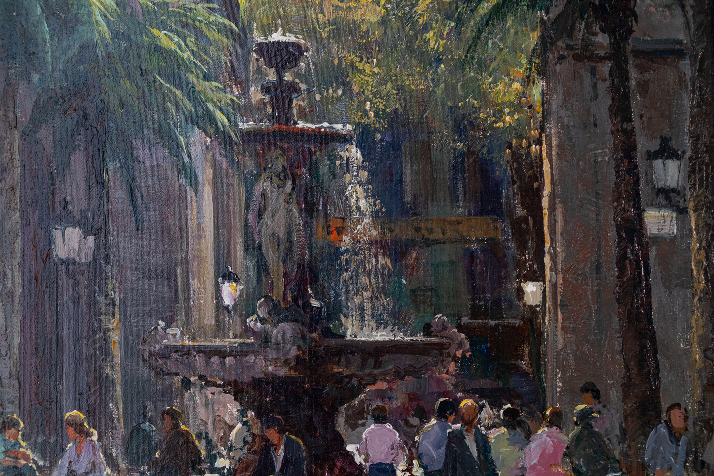 Post Impressionist - Placa Reial Barcelona  - Looking into the Sunlight