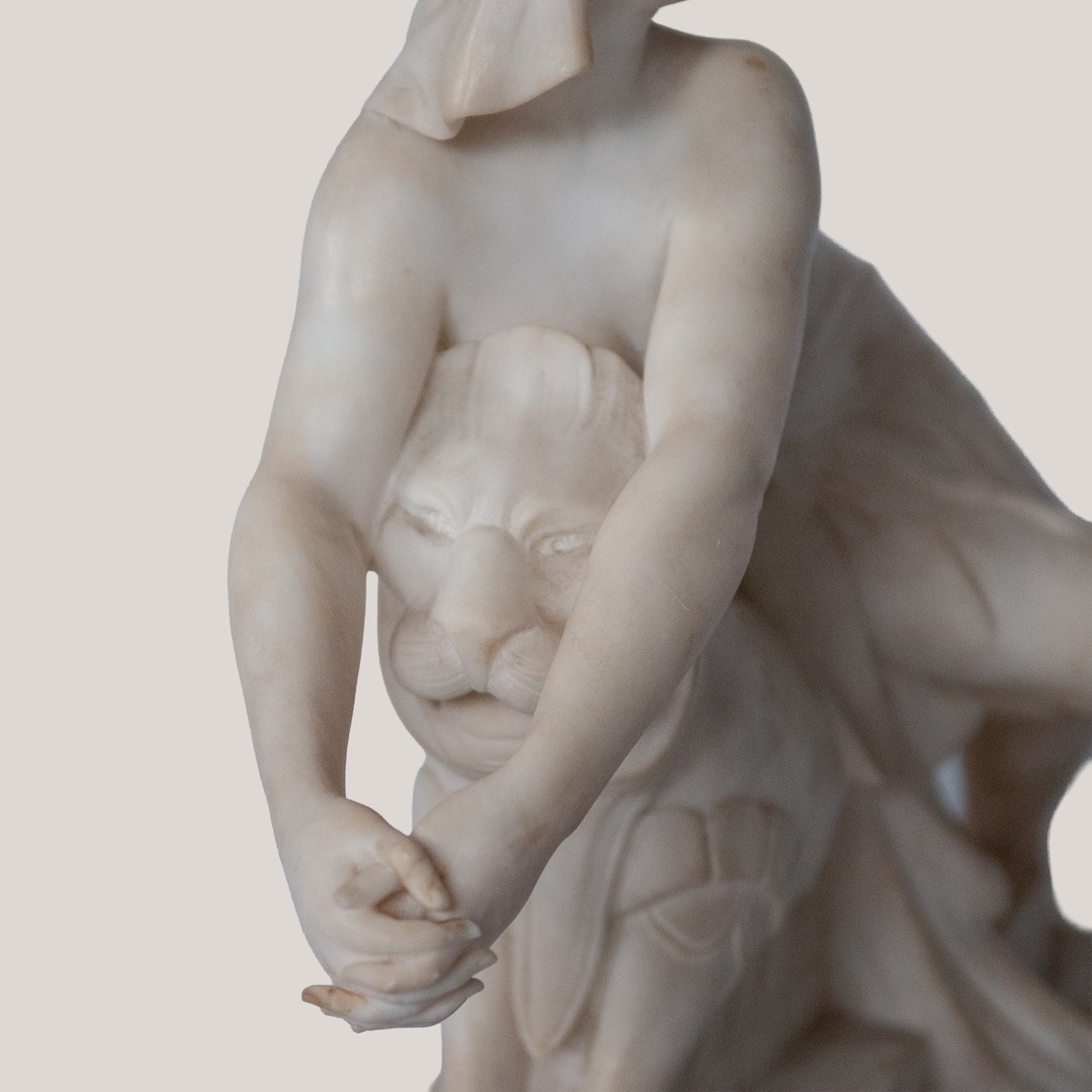 Female Figure on Mythical Beast – Signed C. Cipriani