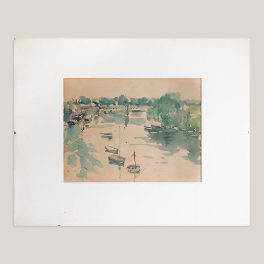 Putney Bridge, London Watercolour