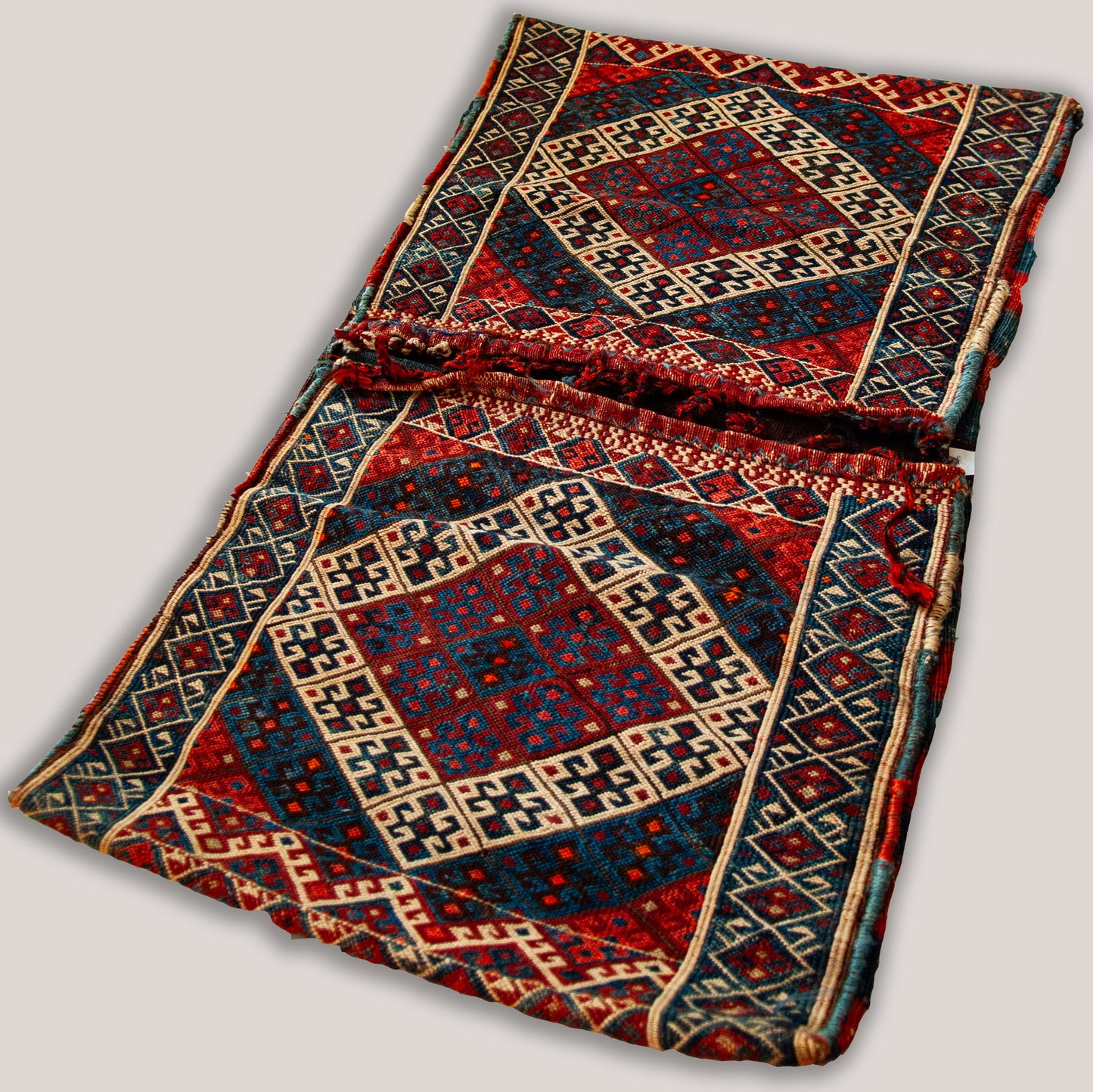 Vintage Shahsavan Saddlebag (Khorjin) – Northwest Persian Tribal Weaving