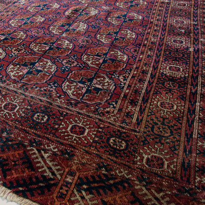 Antique Ersari Beshir Tribal Rug – Hand-Knotted Wool