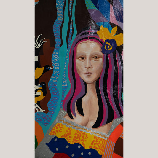 Portrait with Tropical Motifs – Diana Castro