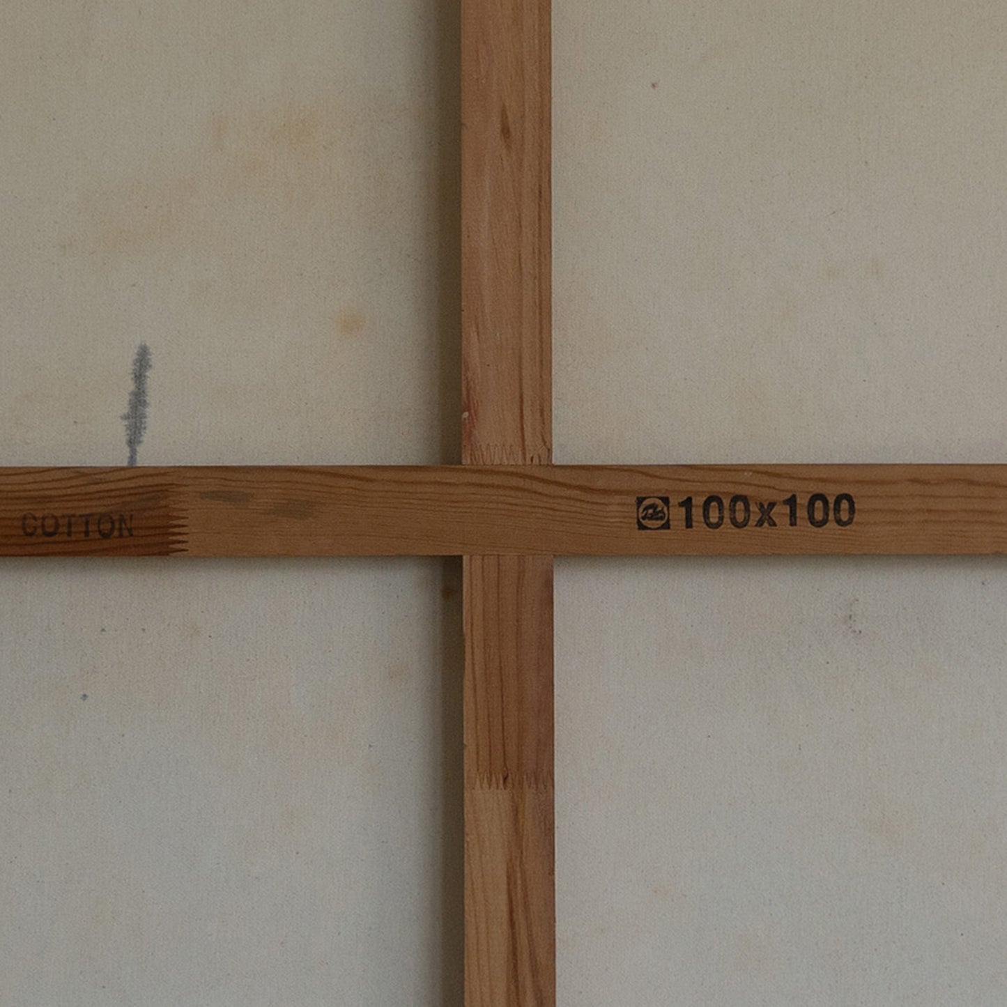 Abstract Expressionist Composition – Original Mixed Media on Canvas