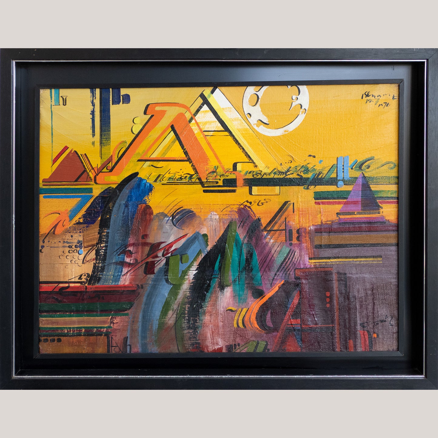 Abstract Calligraphic Composition by Adolf Genovart