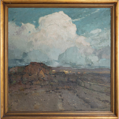 Catalan Landscape with Sky by Andreu Bosch i Canals (c.1920s)