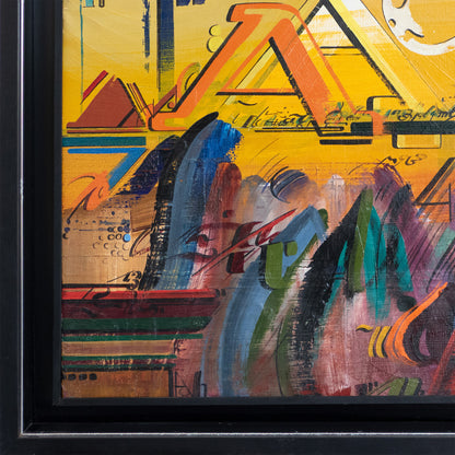 Abstract Calligraphic Composition by Adolf Genovart