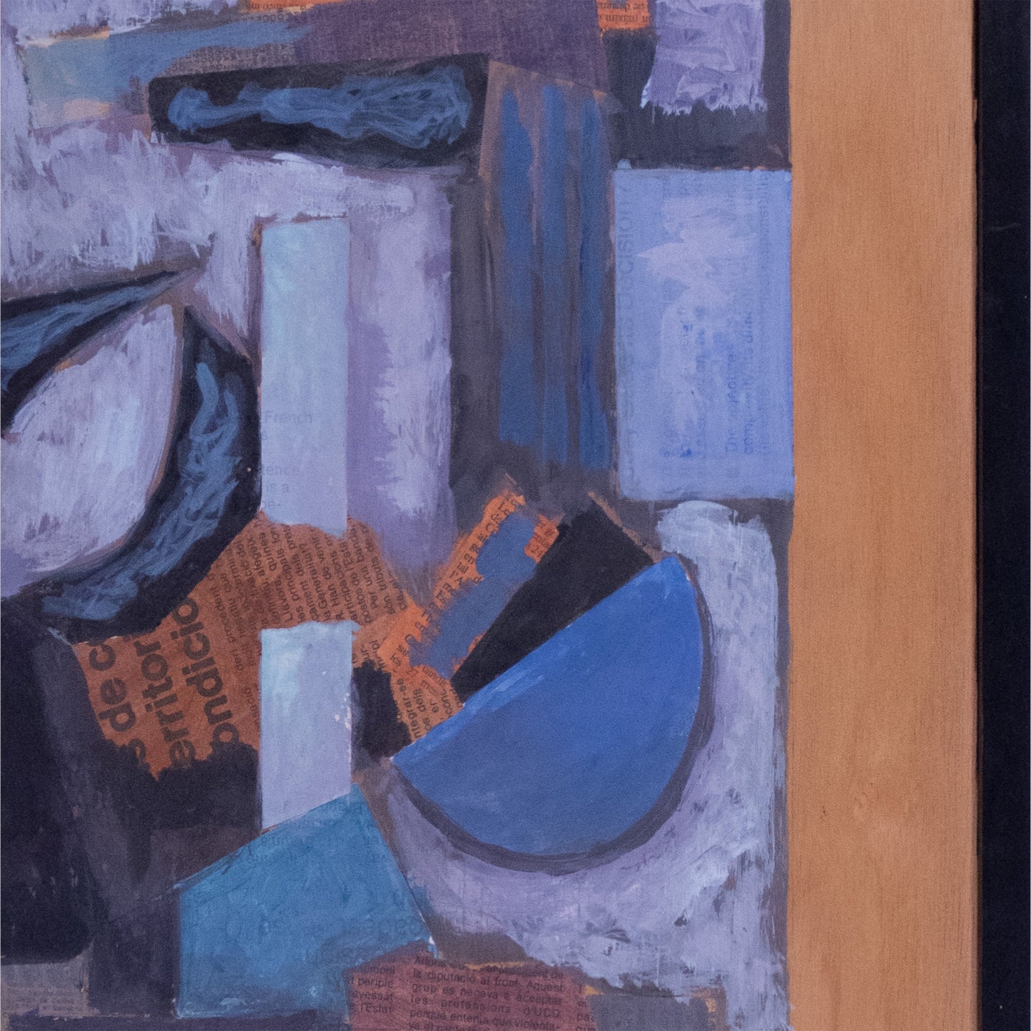 Geometric Collage Abstraction by Manuel Rufi Gibert, 1986