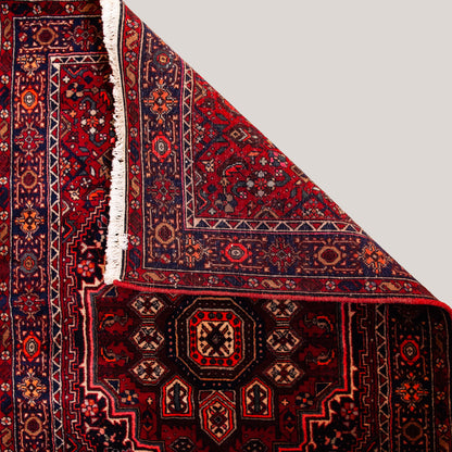 Vintage Persian Hamadan Rug – Hand-Knotted Wool