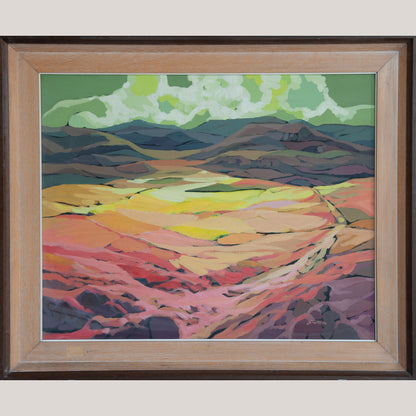 Cerca de Sarroca – Landscape Painting - Escola d’Olot post-war abstraction