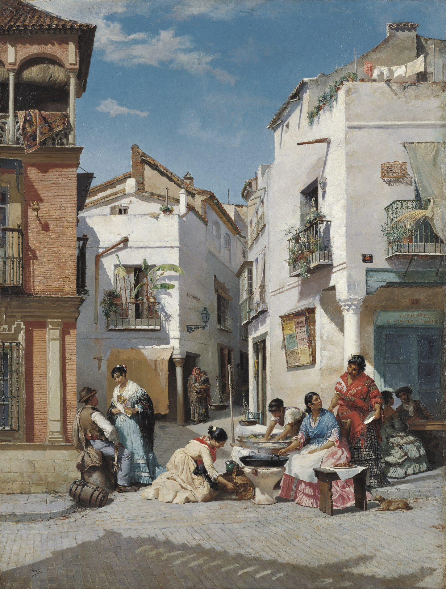 The Orange Seller, Calle Conteros, Seville William Logsdail (1859–1944)