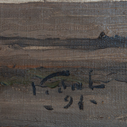 Spanish Steam Warship Pelayo – Signed and Dated - Oil on Canvas