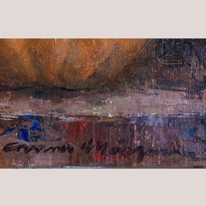 Still Life with Autumn Vegetables – Artist Presently Unidentified - Signed Oil on Canvas