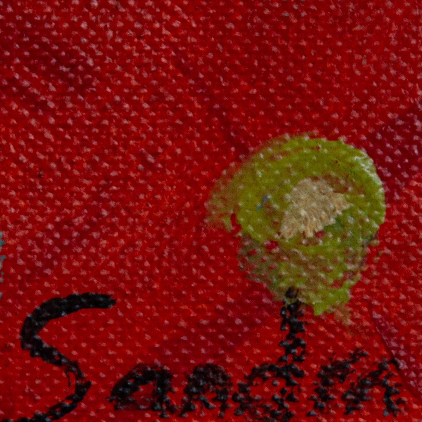 Interior Still Life with Vase and Chair - Mid 20th Century - Signed