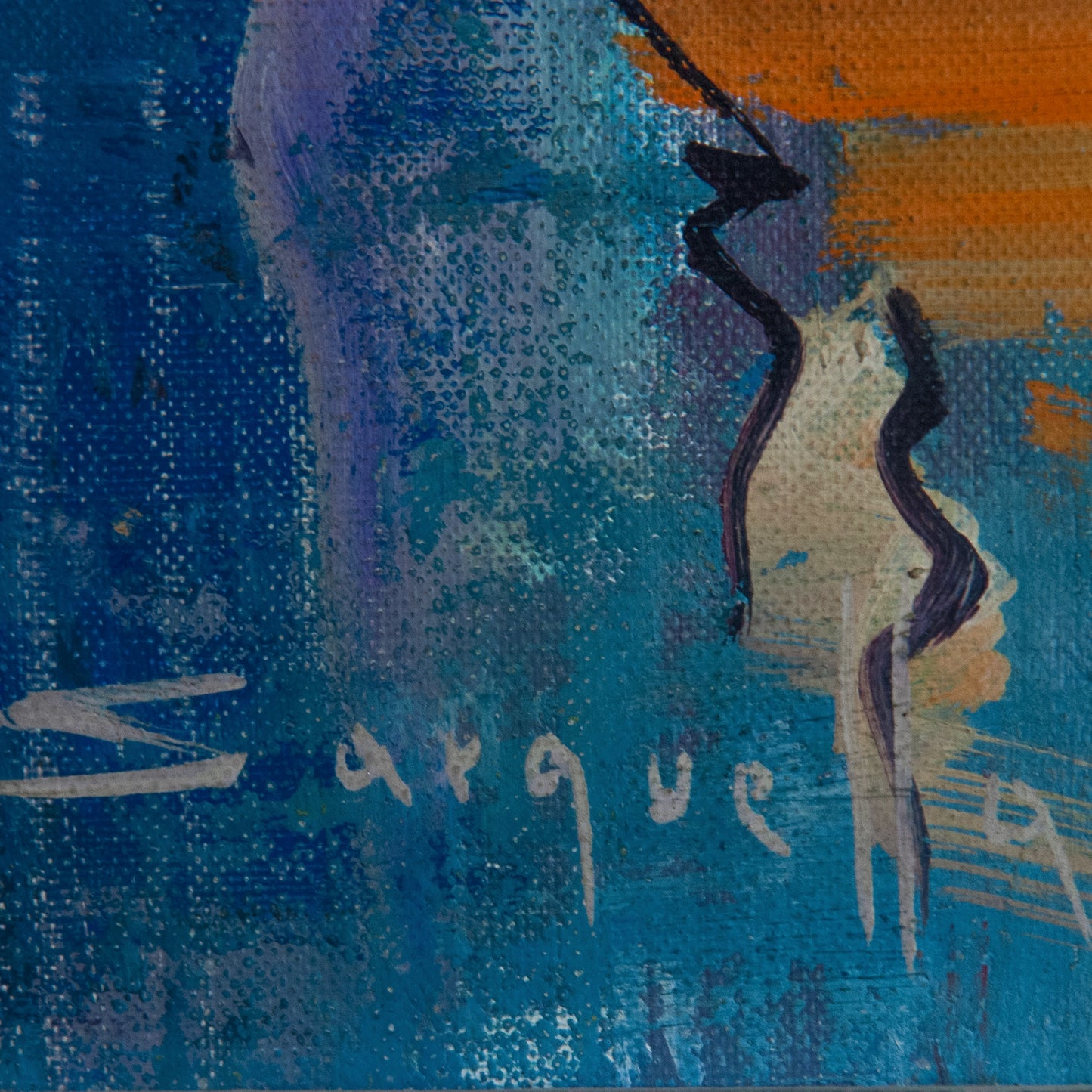 Sailboats in Port – Josep Sarquella i Escobet – Original Oil on Canvas