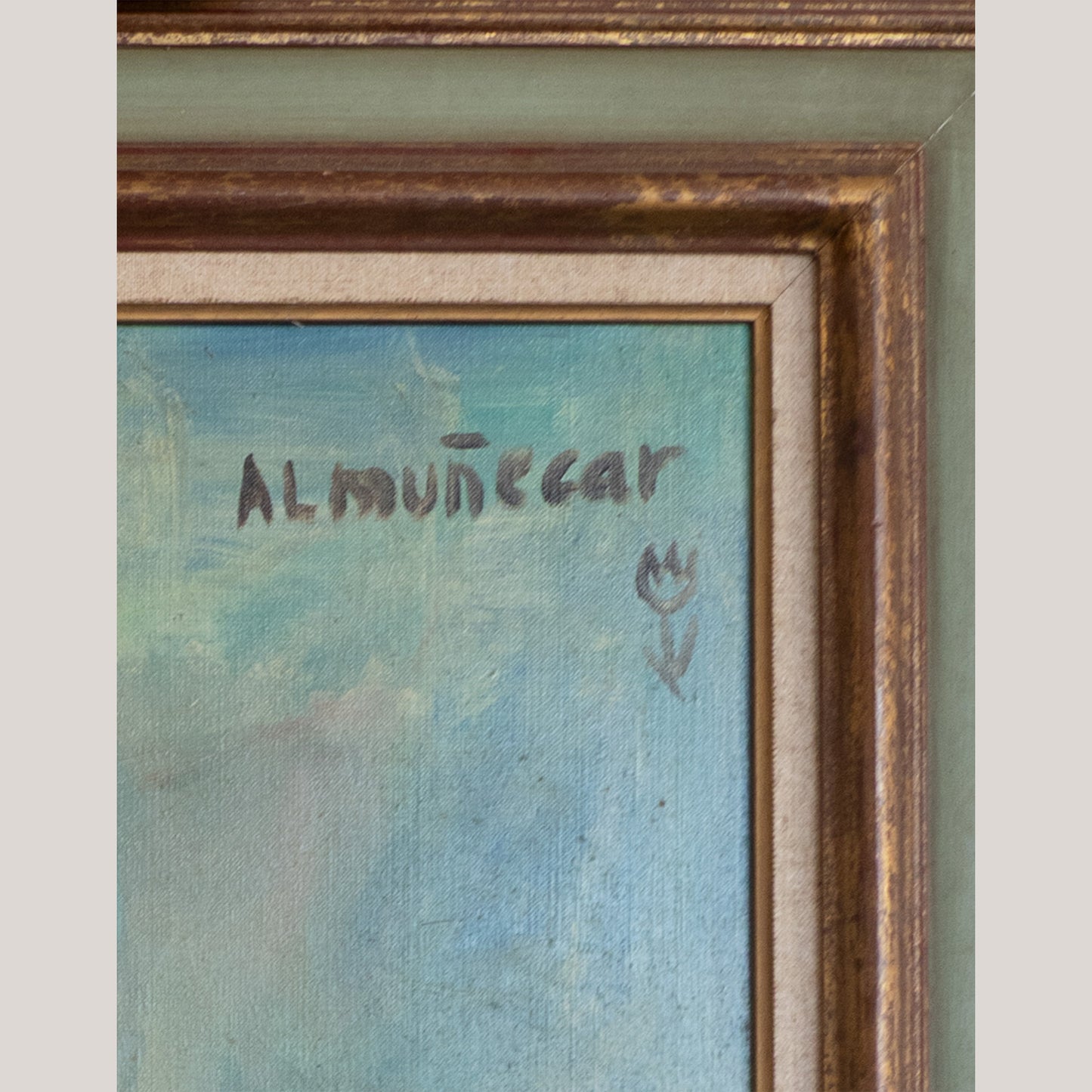 Set of Four Mid-Century Portraits – Signed “Almuñecar,” Oil on Canvas