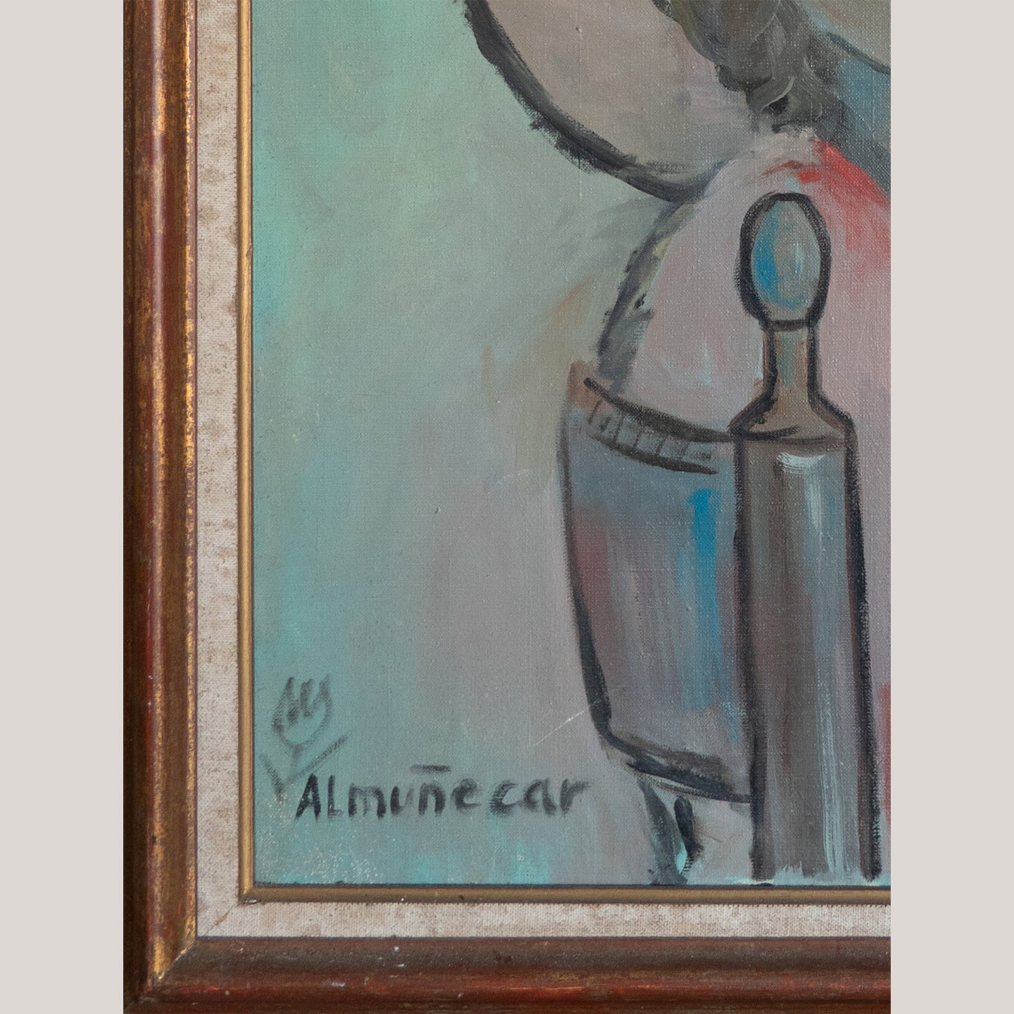Set of Four Mid-Century Portraits – Signed “Almuñecar,” Oil on Canvas