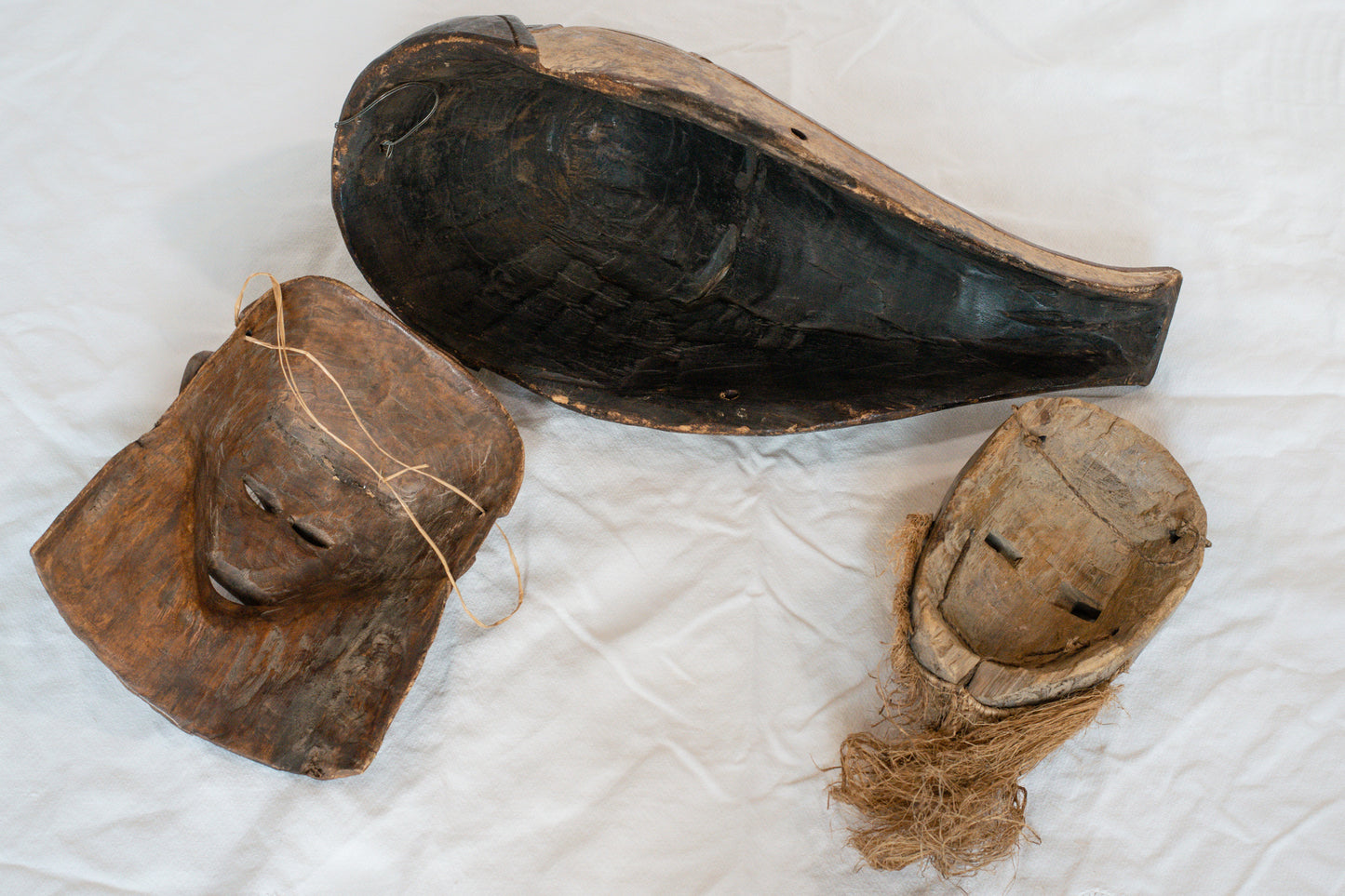 Large African Masks (x3)
