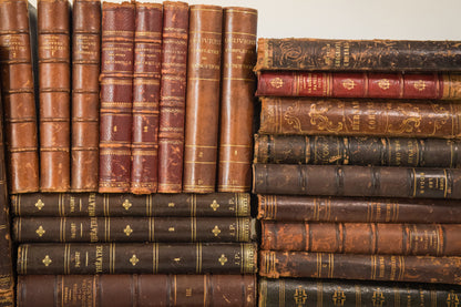 Gran colección de 147 libros antiguos