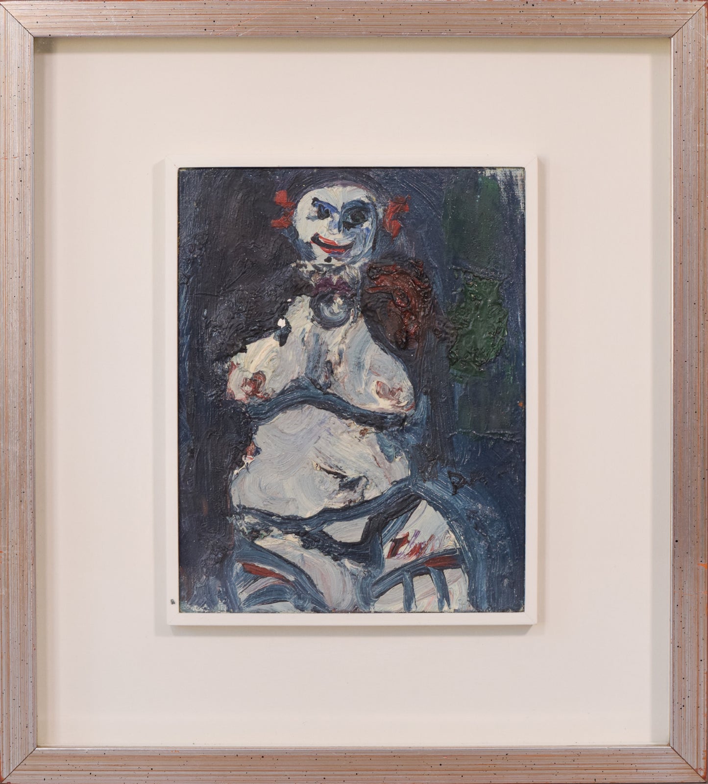 Expressionist - Oil Painting of a Clown