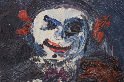 Expressionist - Oil Painting of a Clown