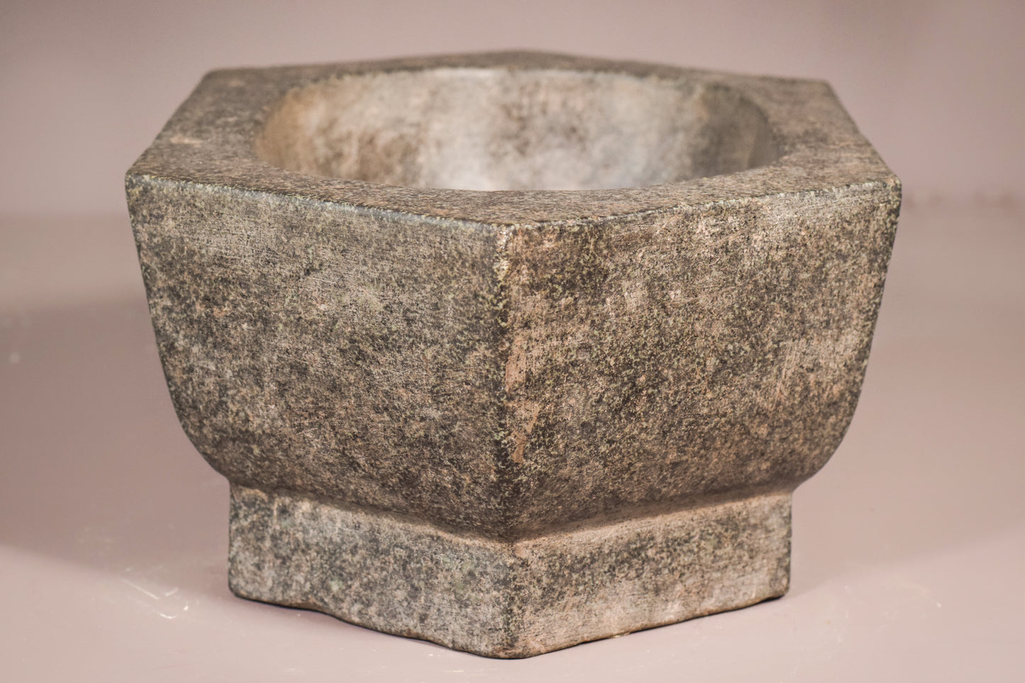 Early Antique Eastern - Carved Stone Bowl