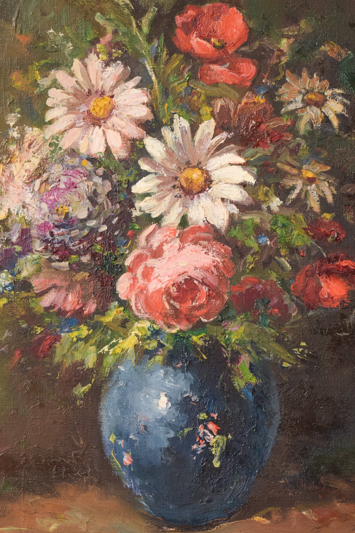 Enrique Koscaya - Impressionist Flowers in a Vase