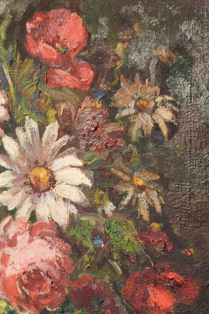 Enrique Koscaya - Impressionist Flowers in a Vase