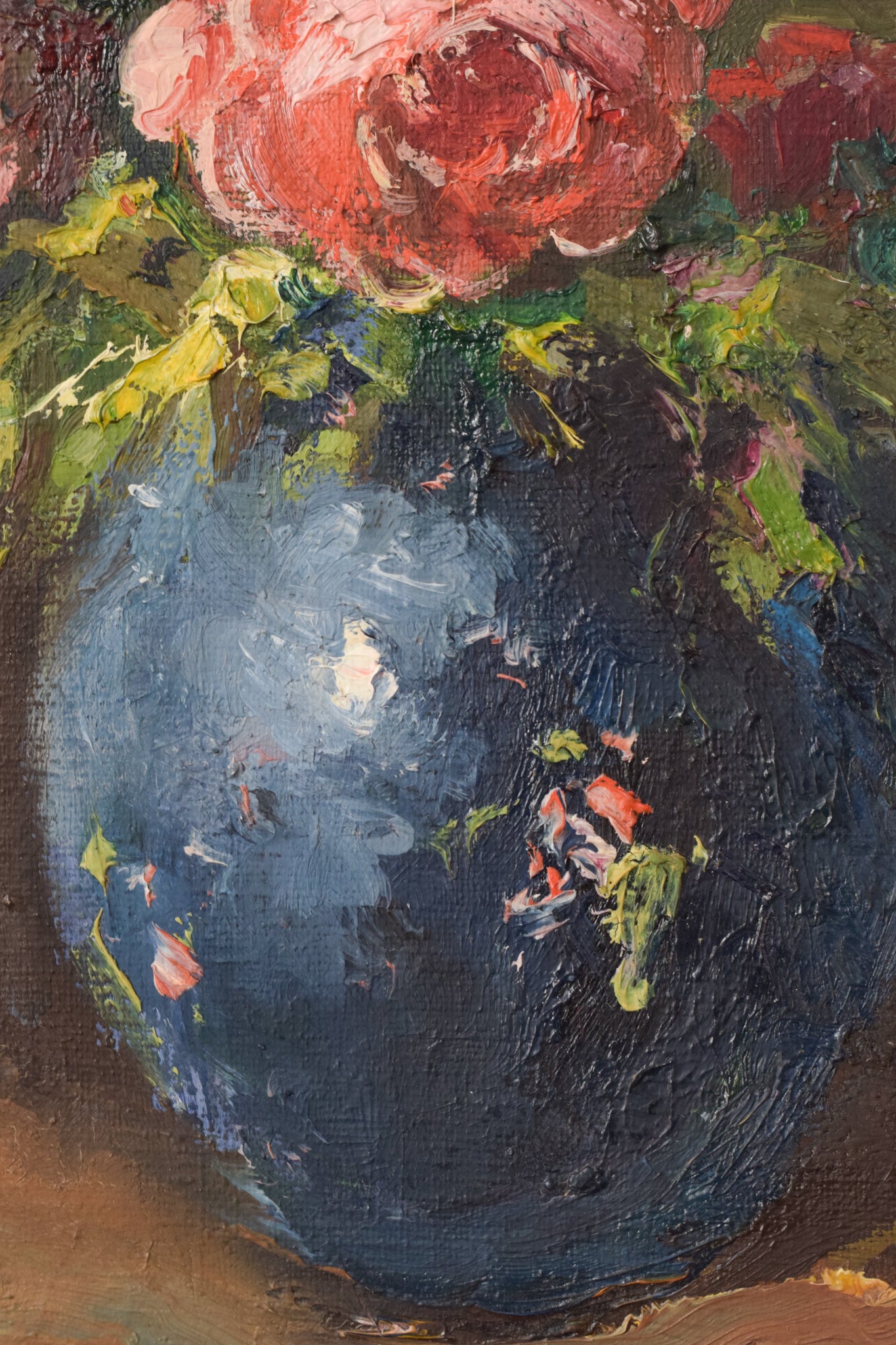 Enrique Koscaya - Impressionist Flowers in a Vase