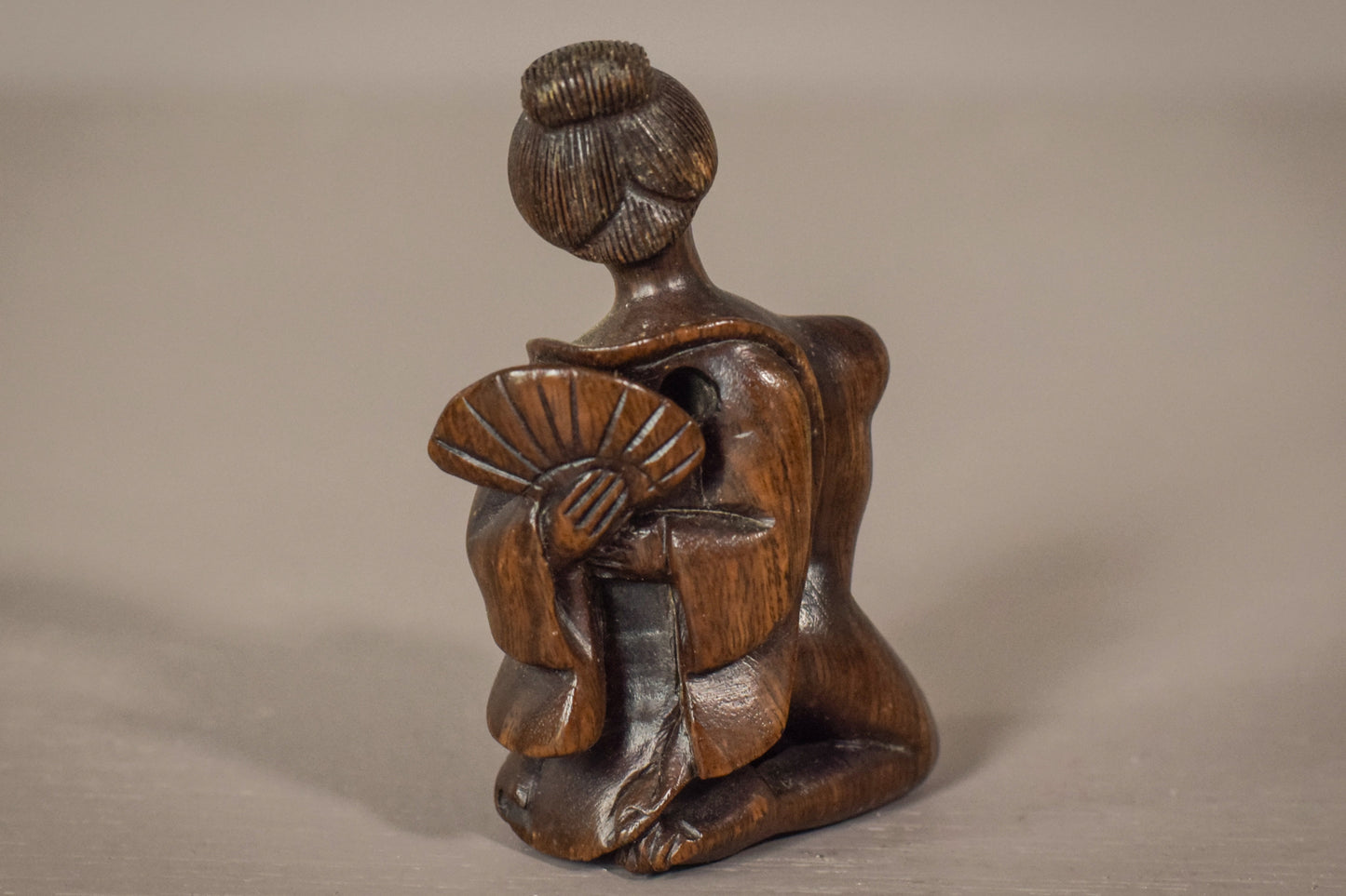 Par de figuras japonesas de Netsuke