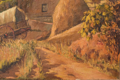 Impressionist Farmyard Landscape