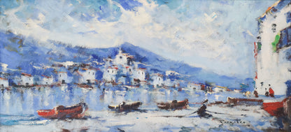 Fishing Village with Boats