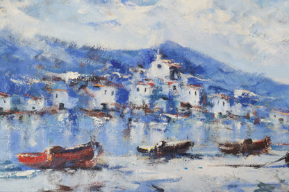 Fishing Village with Boats