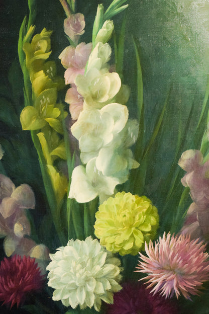 Radiant Flowers - Oil on Canvas