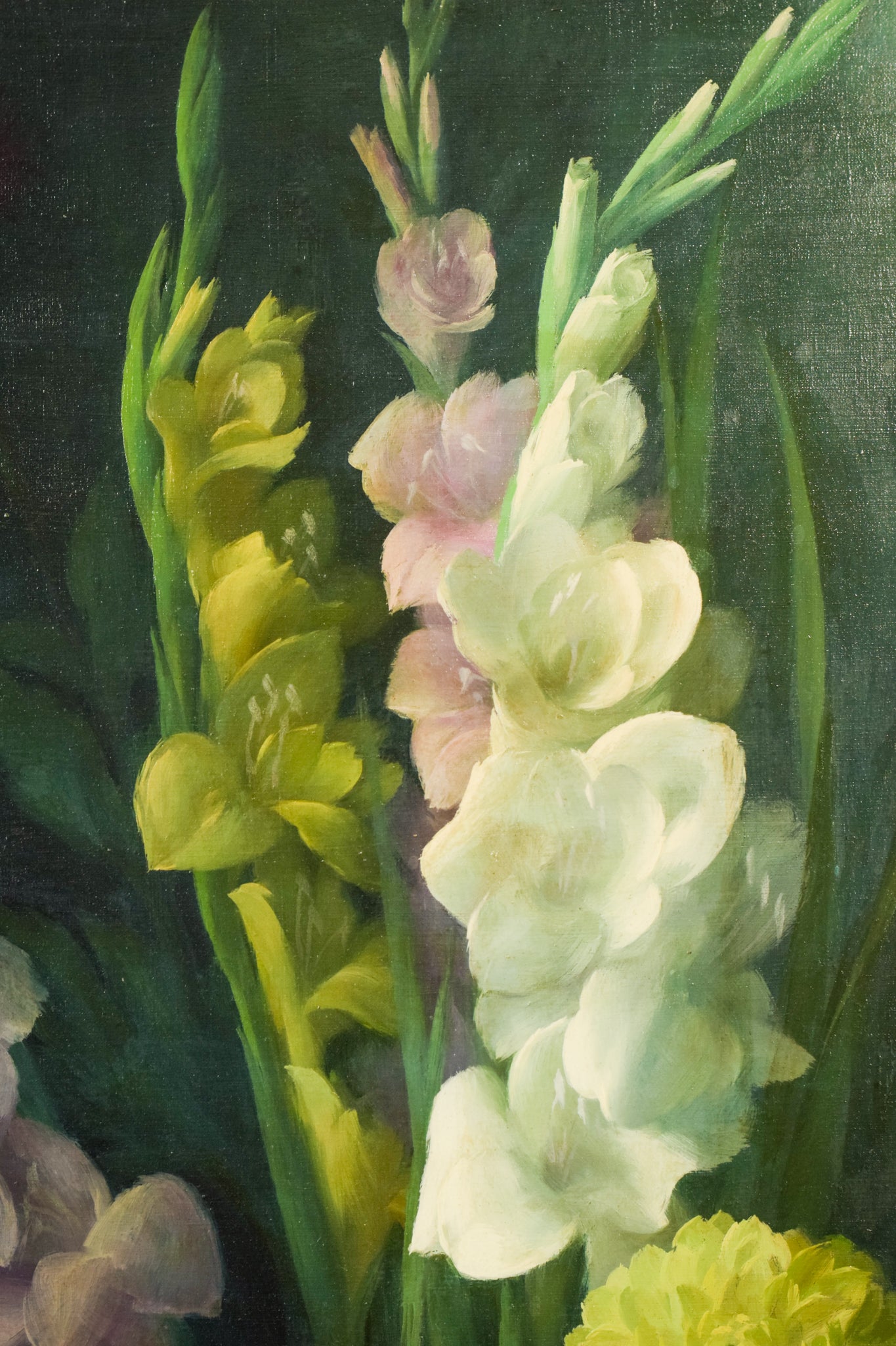 Radiant Flowers - Oil on Canvas