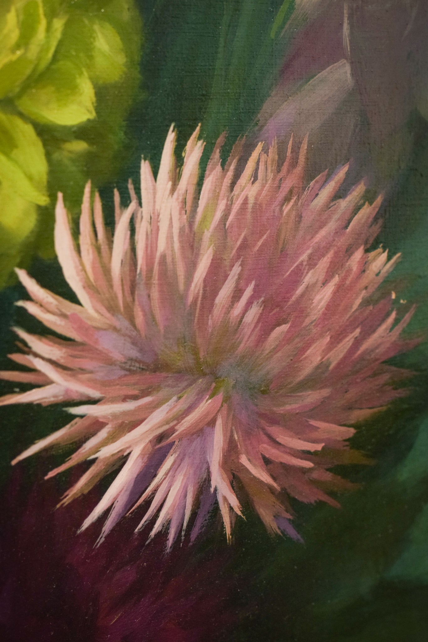 Radiant Flowers - Oil on Canvas