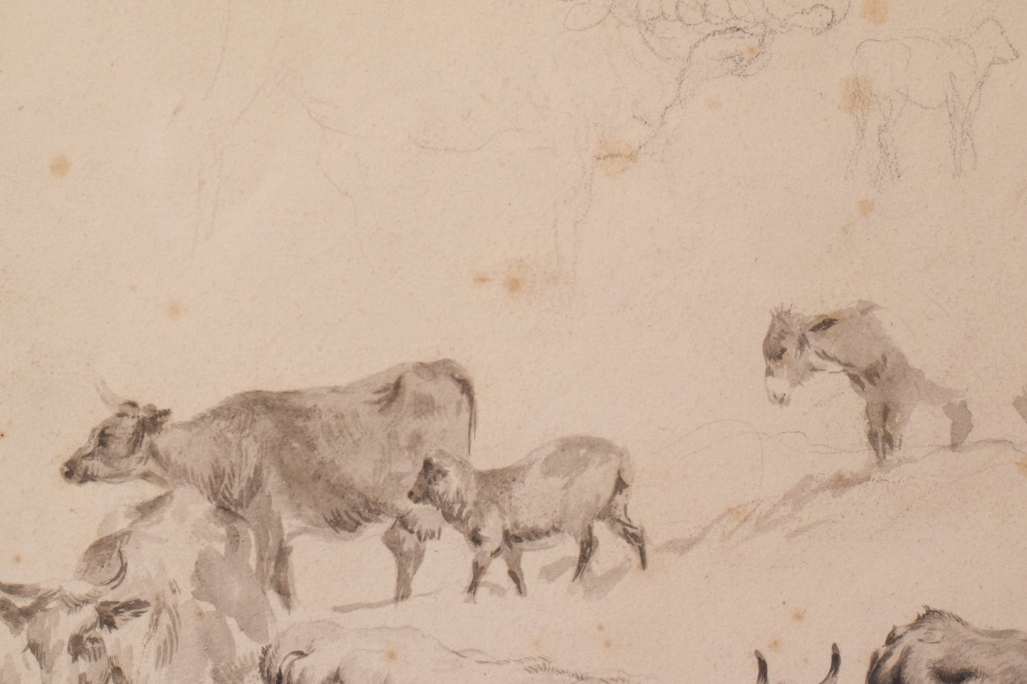 Study of Cattle and Sheep – Thomas Sidney Cooper or Follower