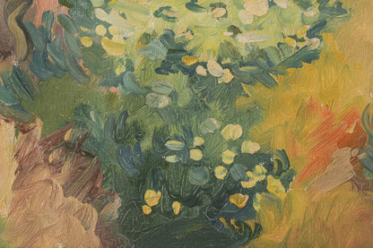 Impressionist - Wooded Landscape with Flowers