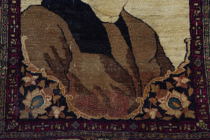 Handwoven Persian Portrait Rug