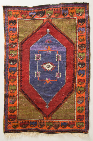 kurdish hand knotted rug from Cihanbeyli - Kulu Konya - Modern Decorative