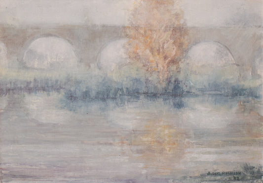 José Luis Sanz Magallon - Impressionist River Scene