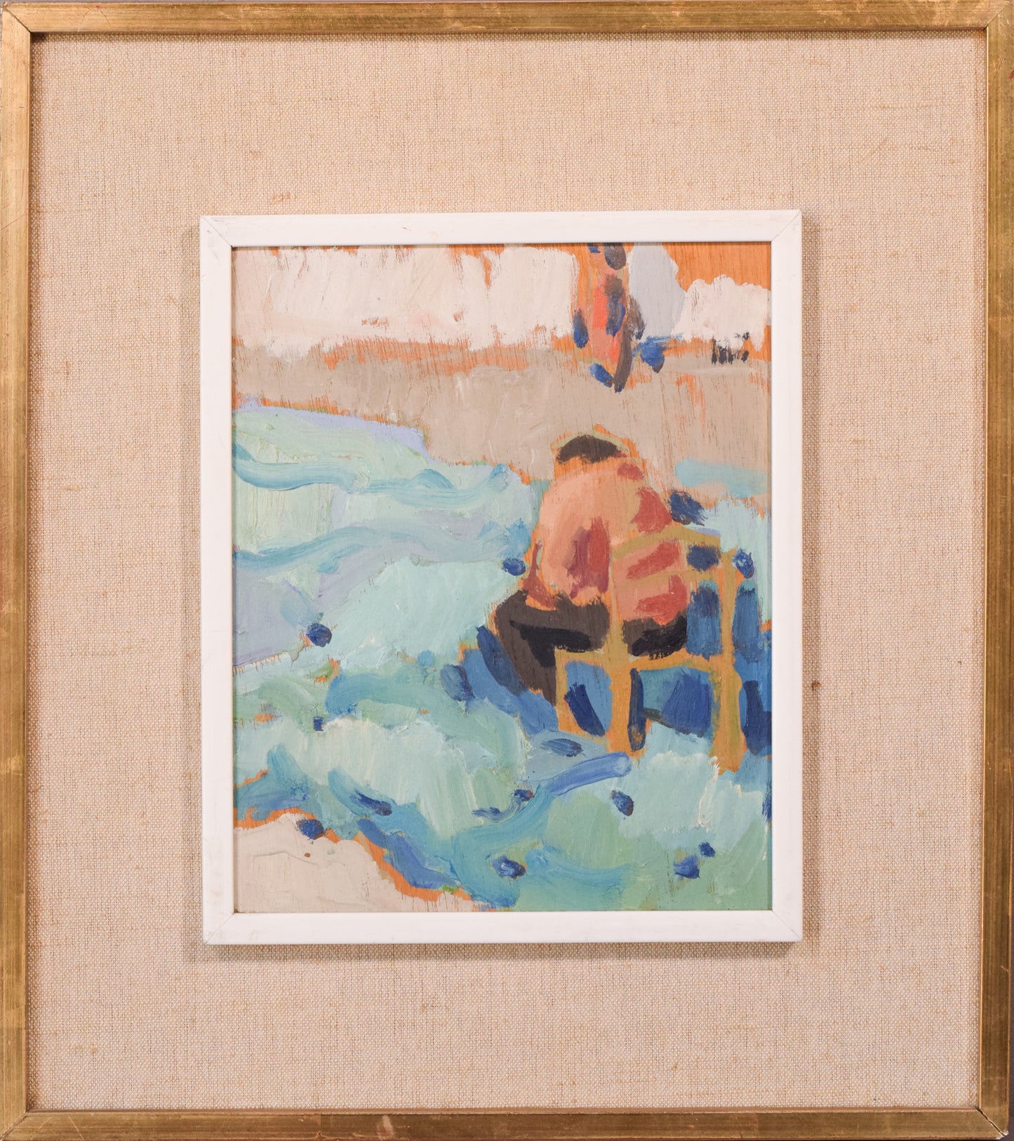 Two Impressionist Paintings of Fishing Folk