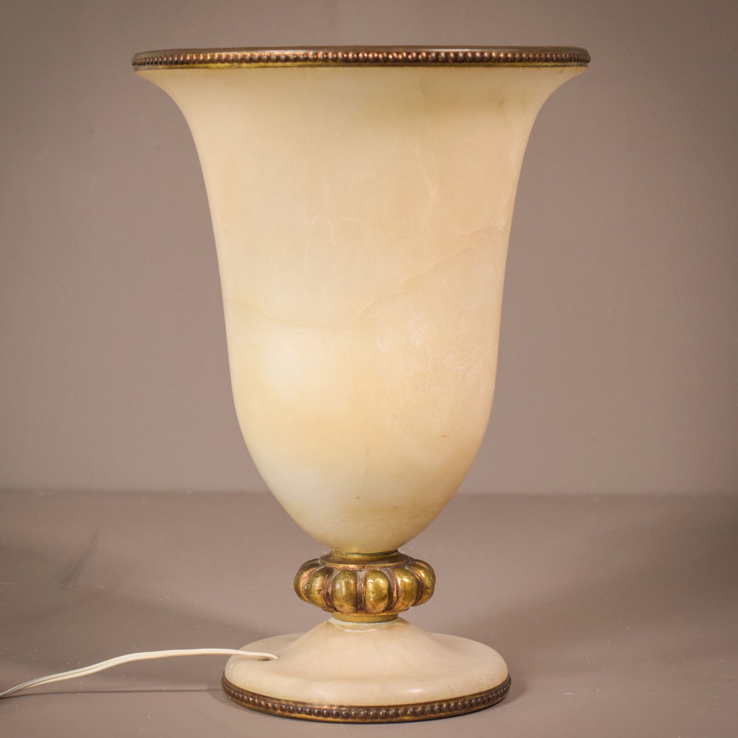 Alabaster and Bronze - Lamp