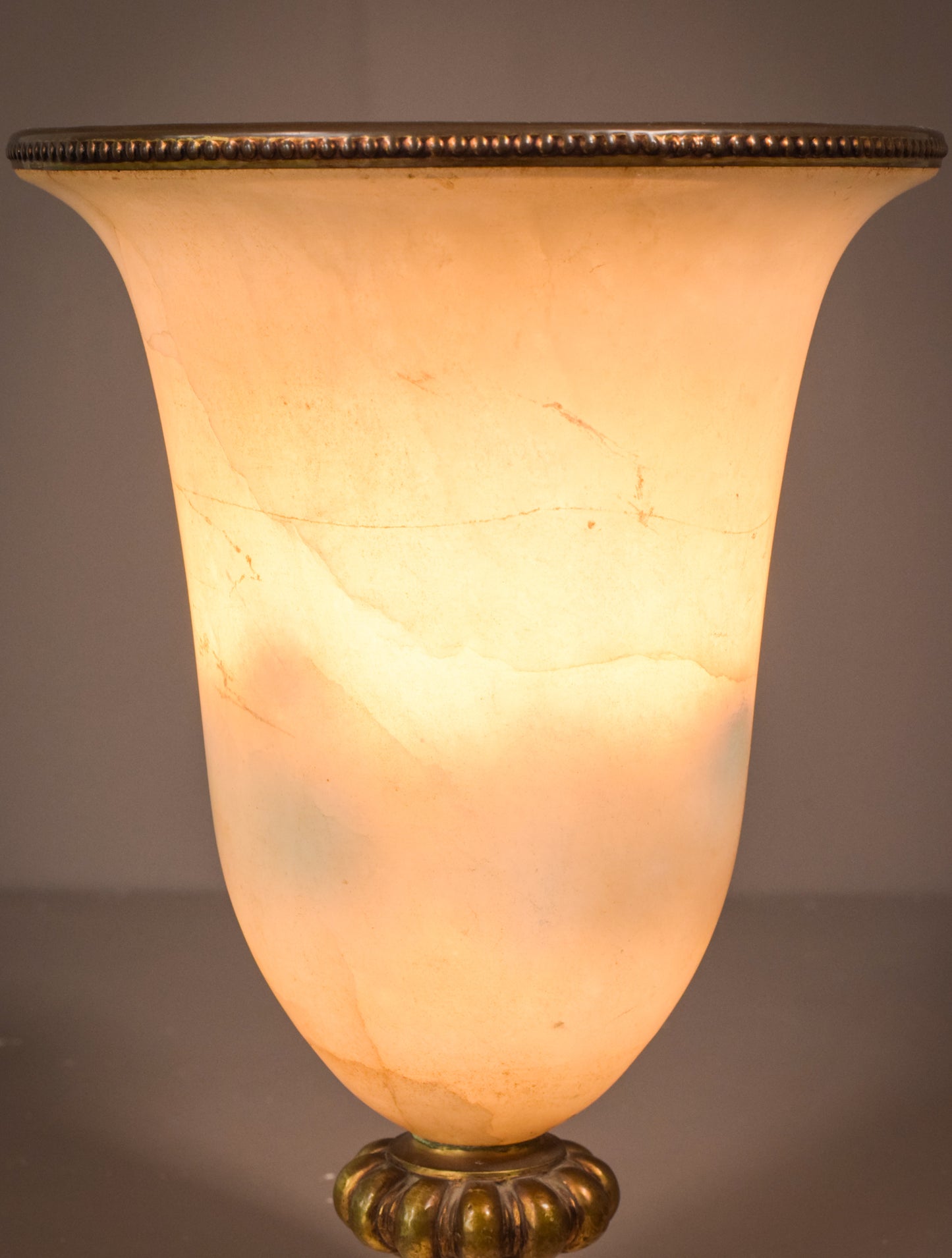 Alabaster and Bronze - Lamp