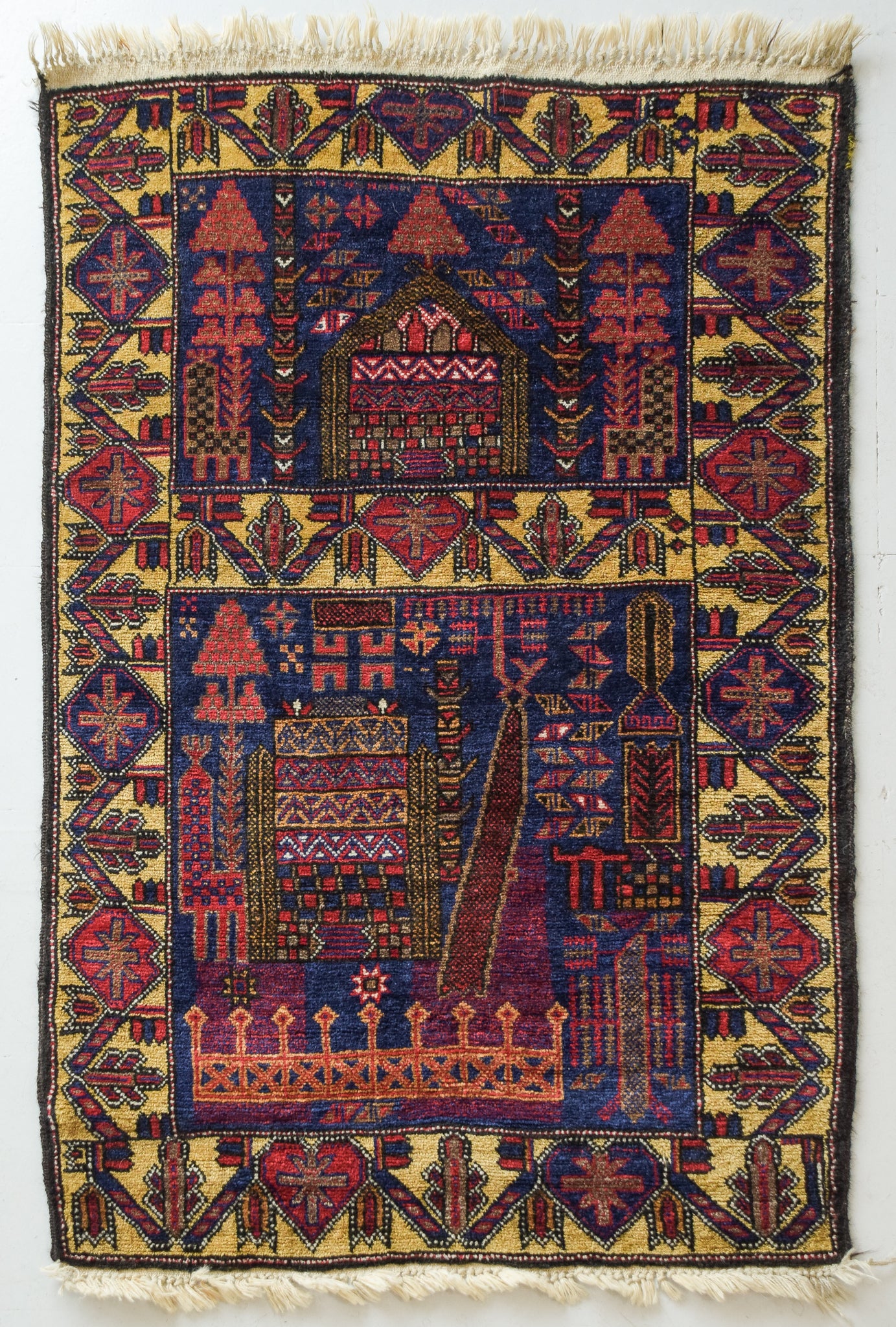 Interesting Handwoven - Tribal Rug