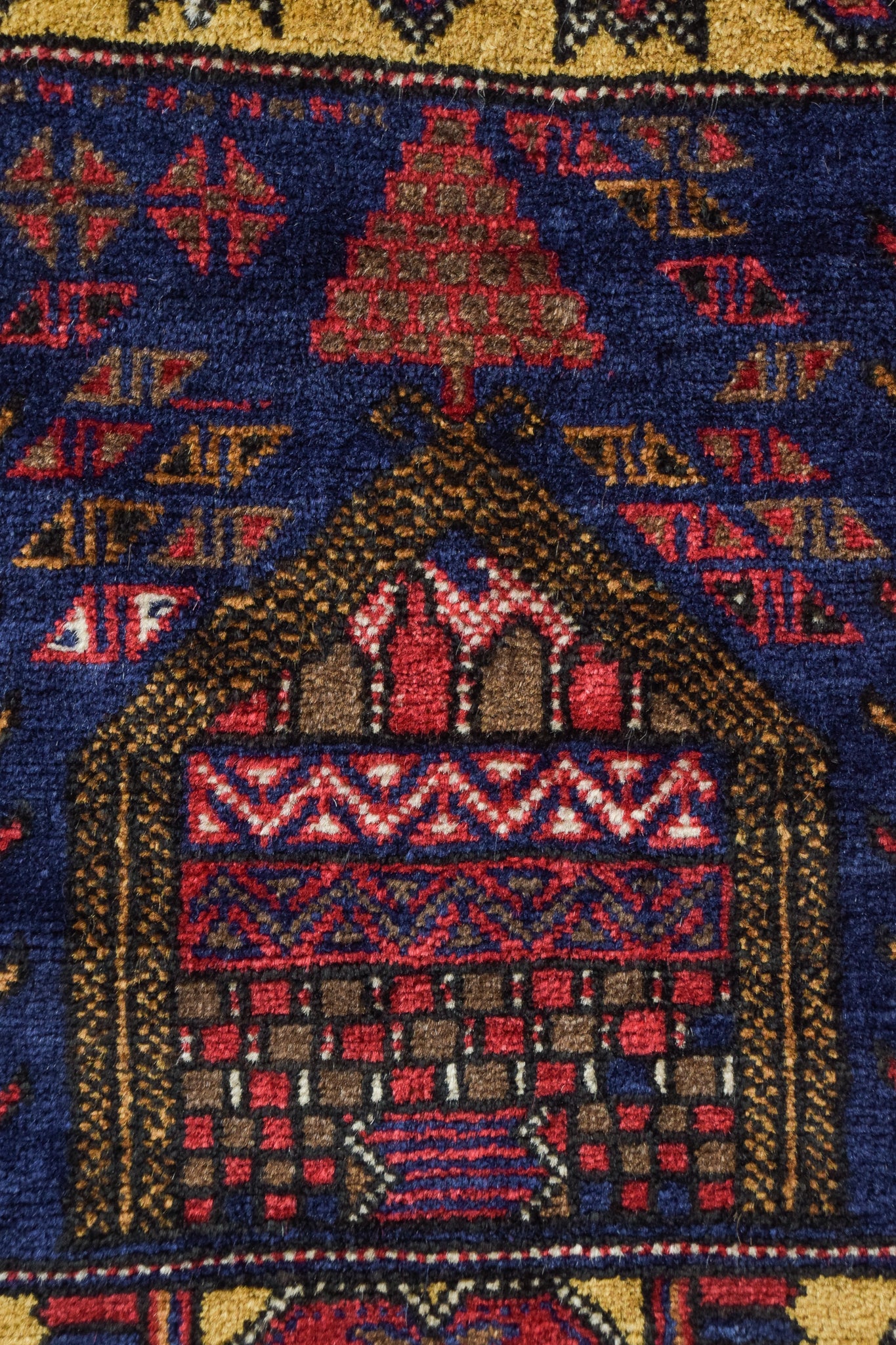 Interesting Handwoven - Tribal Rug